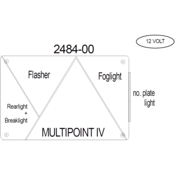 Heckleuchte Anhänger Multi links
