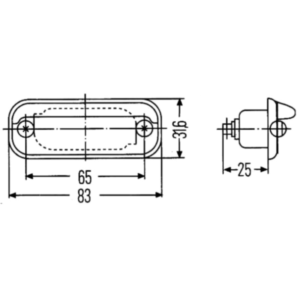 Kennzeichenleuchte 2KA001378041