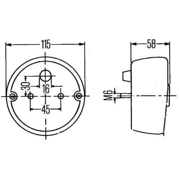 Bremslicht Blinker Heckleuchte 2SD001679001