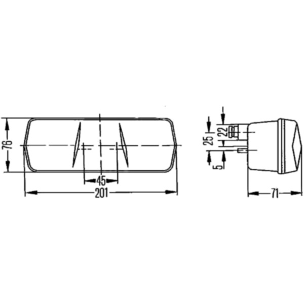 Bremslicht Blinker Heckleuchte links 2SD001680271