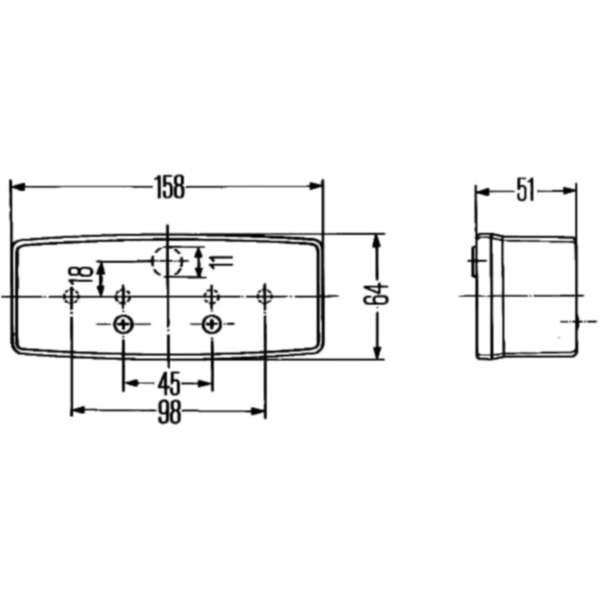 Bremslicht Blinker Heckleuchte rechts 2SE003184101