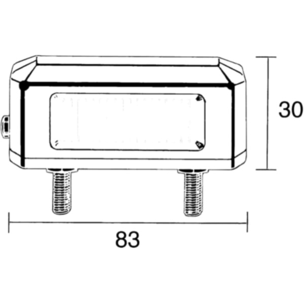 Kennzeichenleuchte 2KA003168021