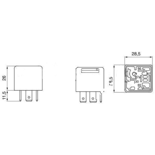 Relais klein 0332209204