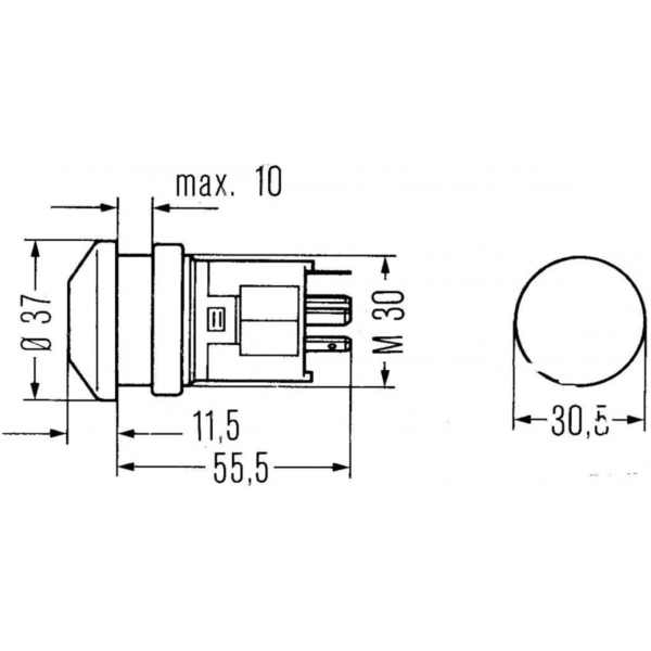 Warnblinkanlagenschalter