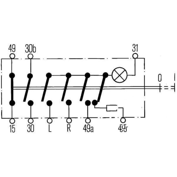 Warnblinkanlagenschalter