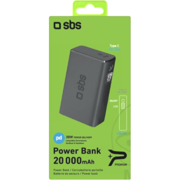 Powerbank 20.000 mAh SBS 1112001