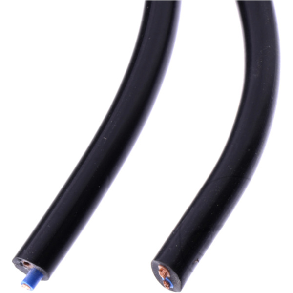 Kabel H05VV-für 2X1.5 schwarz