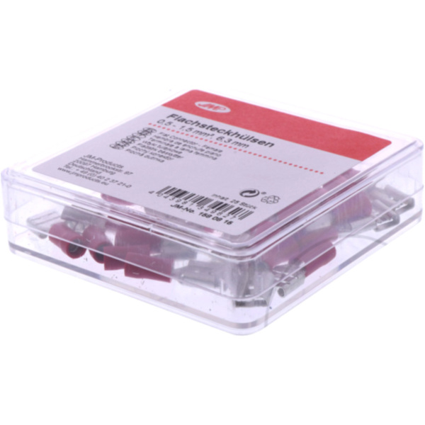 Flachsteckhülse 0.5-1.5 6.3mm JMP