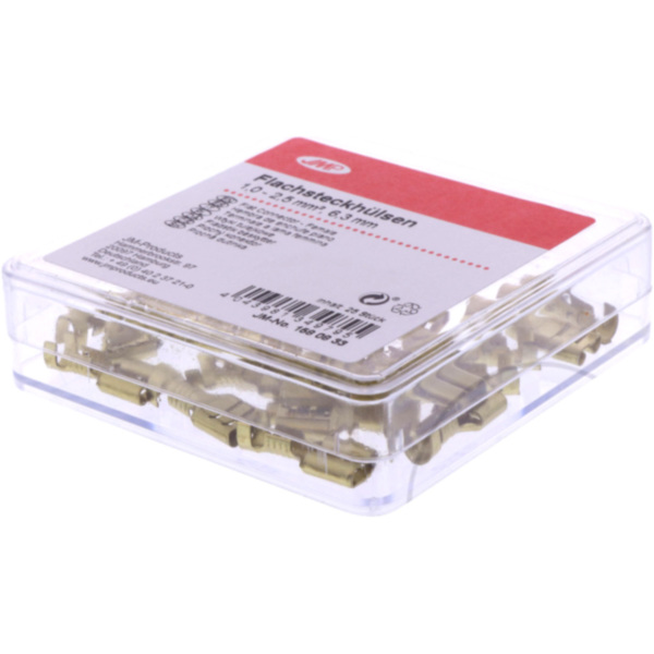 Flachsteckhülse 1.0-2.5 6.3mm JMP 999699