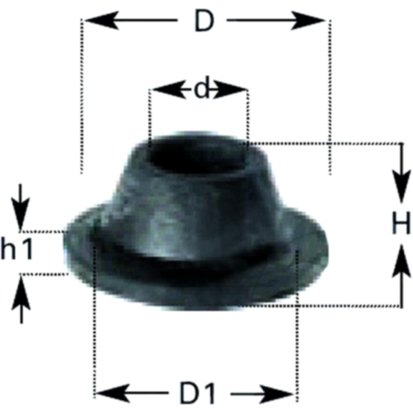 Kabeltülle DOPPEL geschlossen 50280308