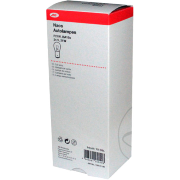 Glühbirne Lampe 24V21W BA15S JMP 4043981255508