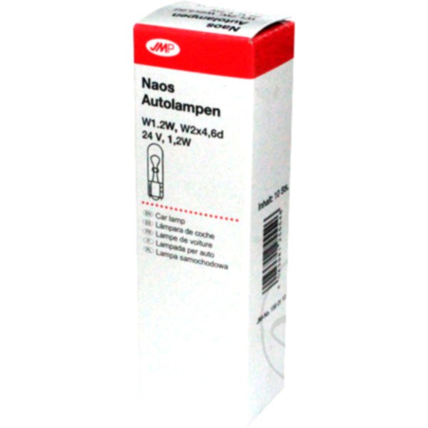 Glühbirne Lampe 24V1.2W W2X4.6D JMP 4043981255546