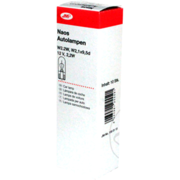 Glühbirne Lampe 12V2W W2.1X9.5D JMP 4043981255591