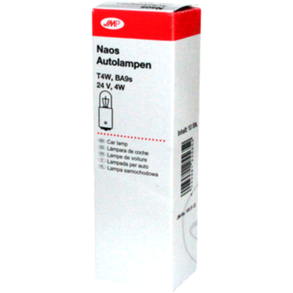 Glühbirne Lampe 24V4W BA9S JMP 4043981255652