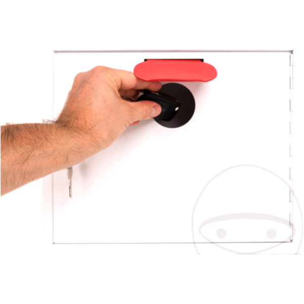 Schlüsselannahmebox weiß