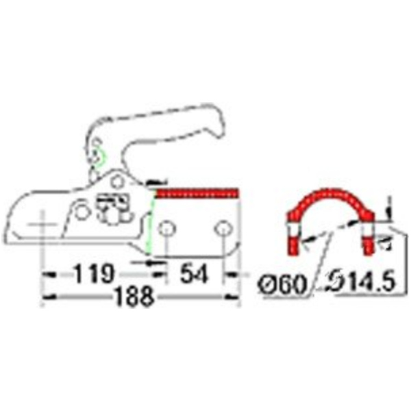Kugelkopfkupplung EM 350-RCH