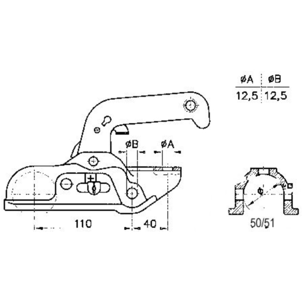 Kugelkopfkupplung EM 150-RB