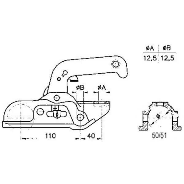 Kugelkopfkupplung EM 220-RB