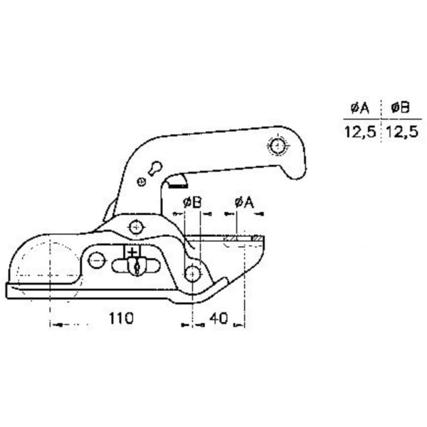 Kugelkopfkupplung Auflaufbremse