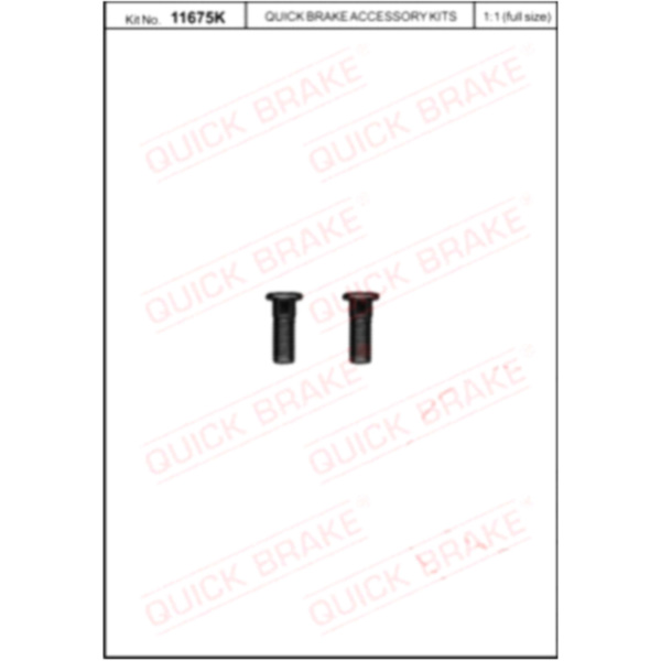 Schraubensatz für Bremsscheibe 11675K