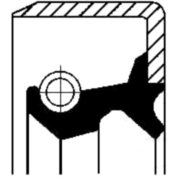 Simmerring Wellendichtring 12012931B