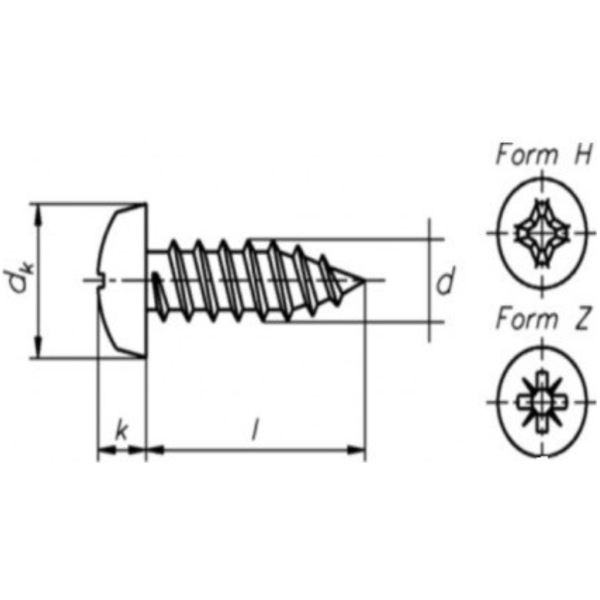 Blechschraube 3.5X19 7981