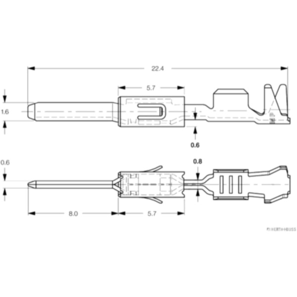 Flachstecker MCP MT2 0.5-1