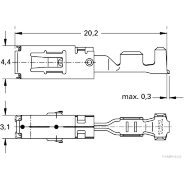 FLACHSTECKH MCP 1-2.5 50251484