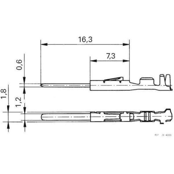 Flachstecker MLK 1.2 ELA