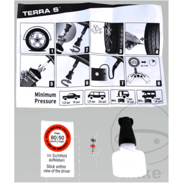 Terra-S Reifenpannen Kit T56001