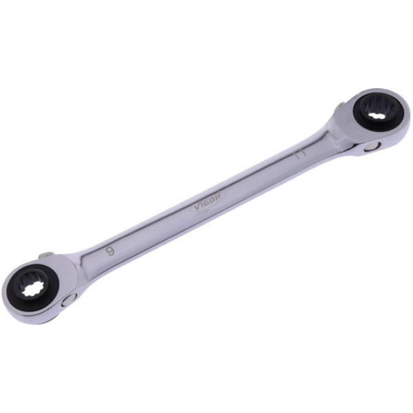 Doppel Ratschenringschlüssel 4IN1