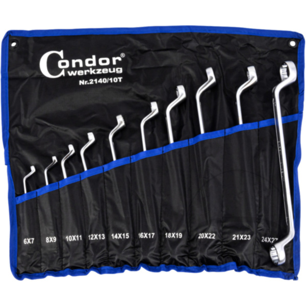 Doppelringschlüssel Satz gekröpft