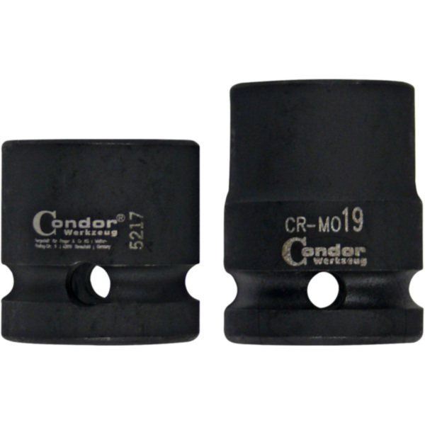 Kraft-Stecknuss Satz kurz 1/2 Zoll