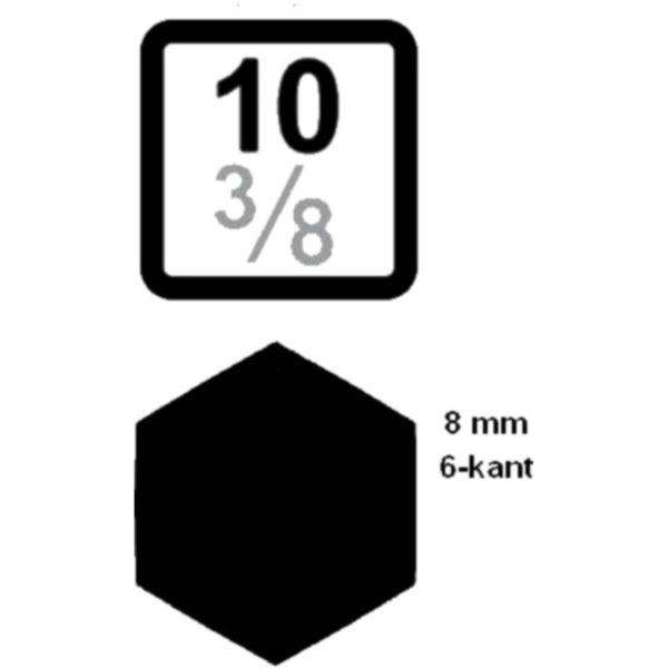 Bit Adapter 3/8 für 5/16