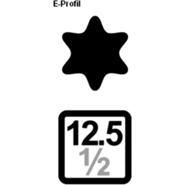 Stecknuss Satz Torx 1/2 Zoll 9