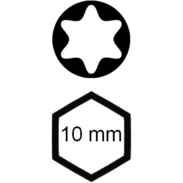 Bit Torx T30 10 mm 6 Kant 1807330