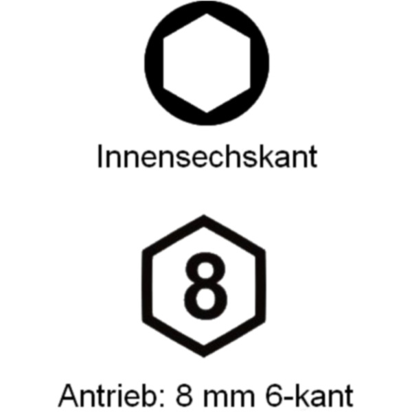 Bit Innensechskant 12 mm 5/16 6