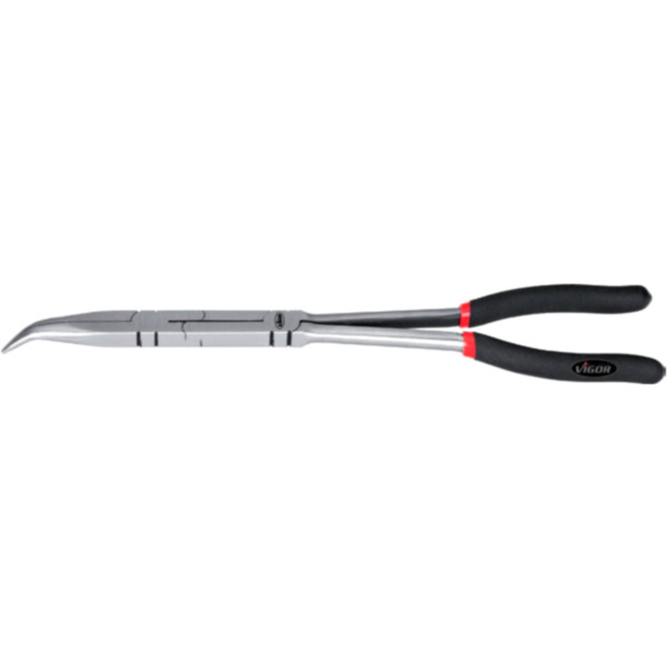 Doppelgelenkzange Flachrund