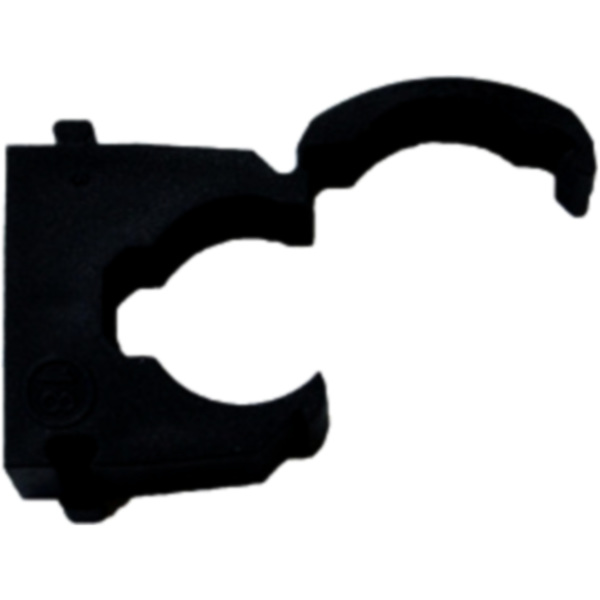 ROHRKLEMME schwarz 18 mm