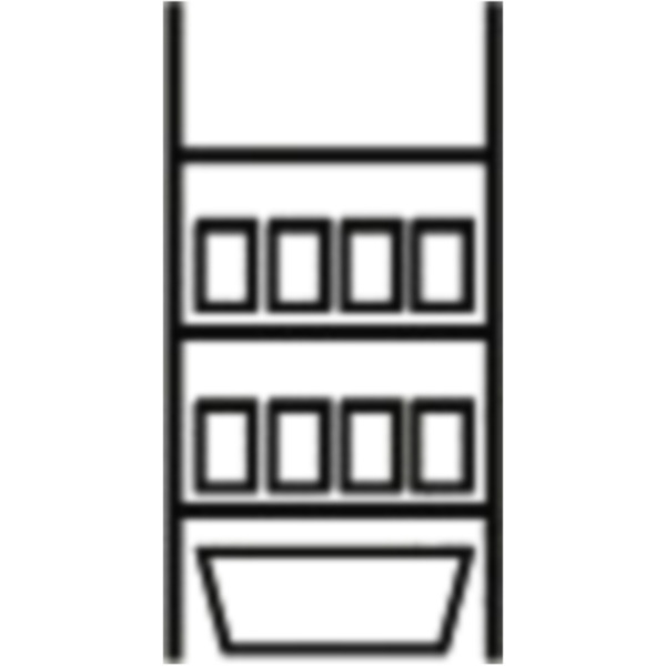 KANISTERREGAL für 8X20 Liter