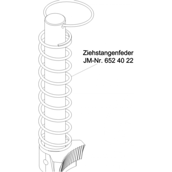 ZIEHSTANGENFEDER