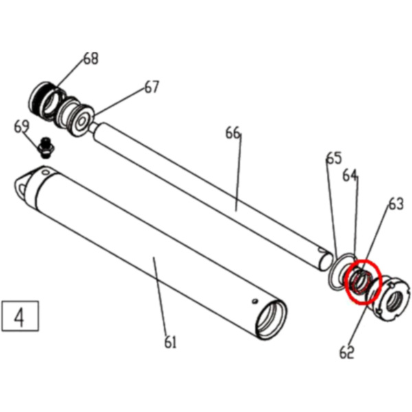 Hebebühne Hydraulik Dichtung