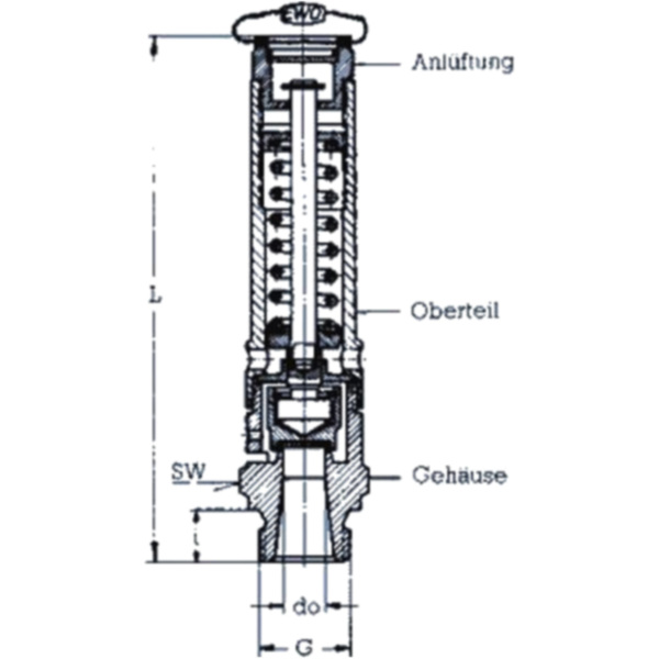 SICHERH.VENT.R3/8 11 BAR