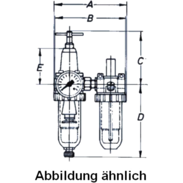 2er Wartungseinheit G1/2