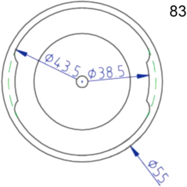 Anschlussdeckel NR.83