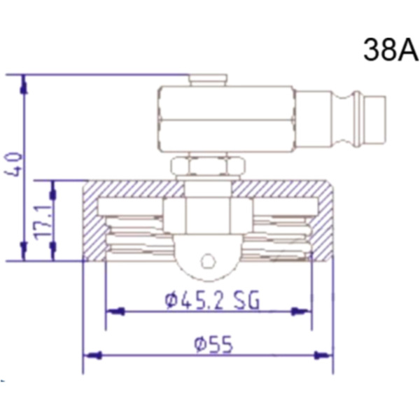 Anschlussdeckel NR.38 A