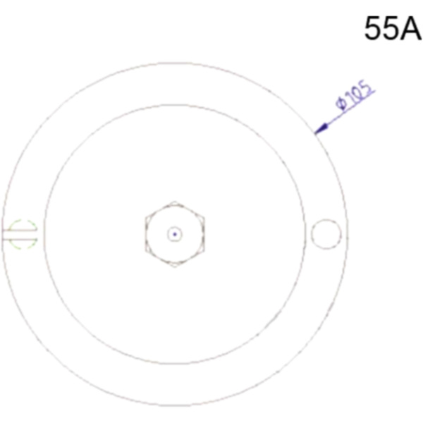 Anschlussdeckel NR.55 A