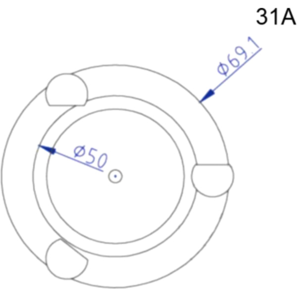 Anschlussdeckel NR.31 A