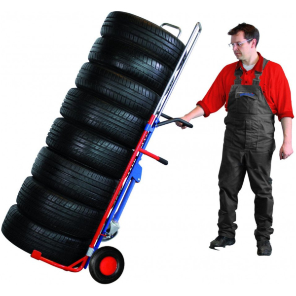 Reifenkarre mit Stützrad