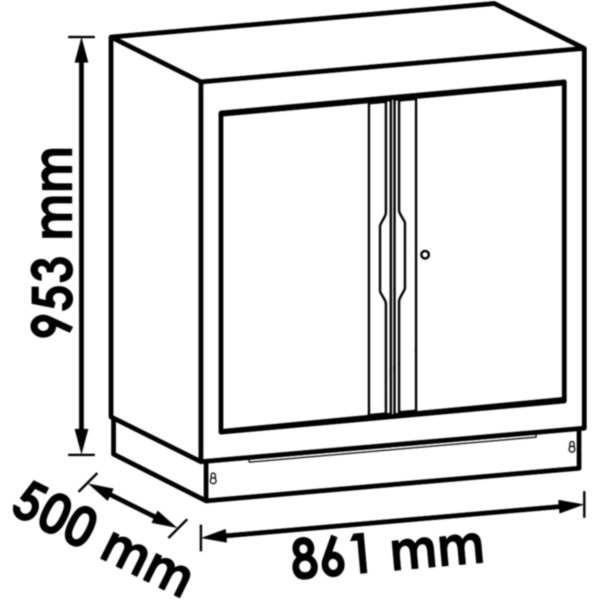 Unterschrank 861 mm V600002XL